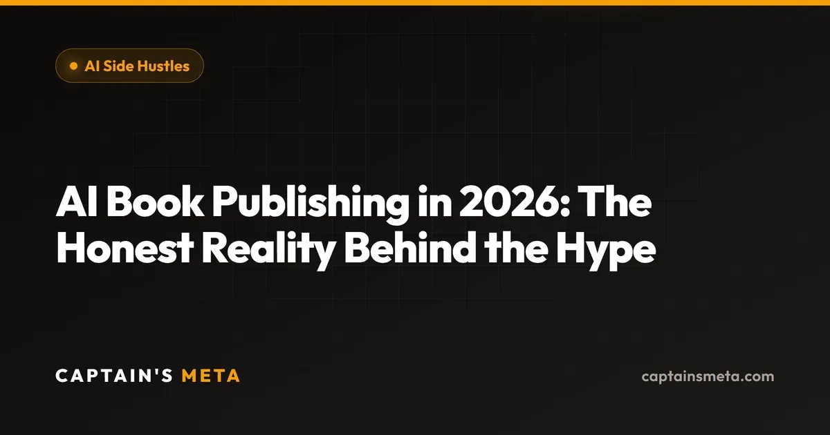 AI Book Publishing in 2026: The Honest Reality Behind the Hype
