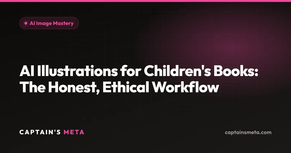 AI Illustrations for Children's Books: The Honest, Ethical Workflow