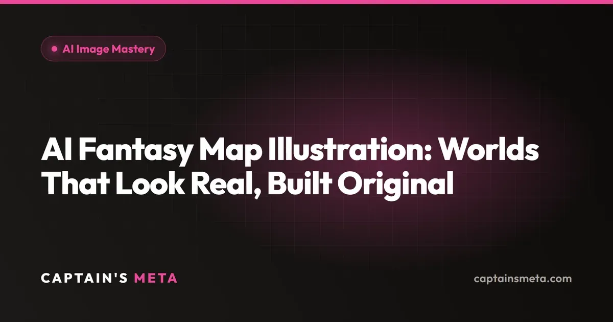 AI Fantasy Map Illustration: Worlds That Look Real, Built Original