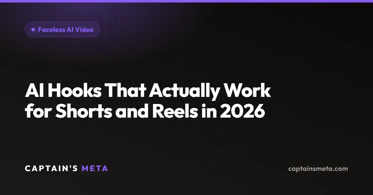 AI Hooks That Actually Work for Shorts and Reels in 2026
