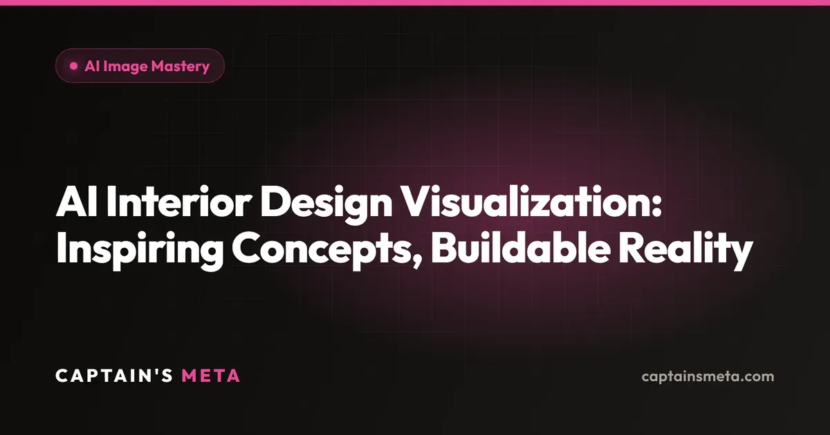 AI Interior Design Visualization: Inspiring Concepts, Buildable Reality