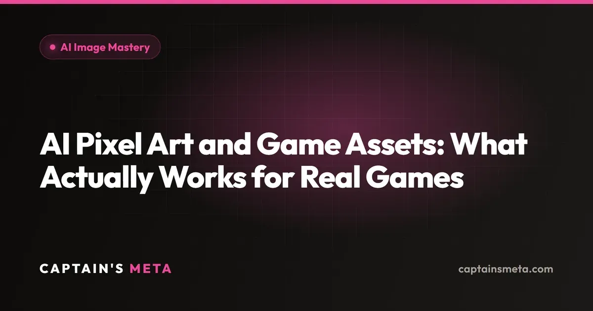 AI Pixel Art and Game Assets: What Actually Works for Real Games