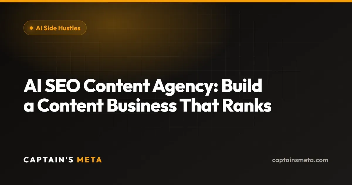 AI SEO Content Agency: Build a Content Business That Ranks