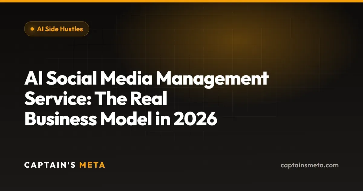 AI Social Media Management Service: The Real Business Model in 2026