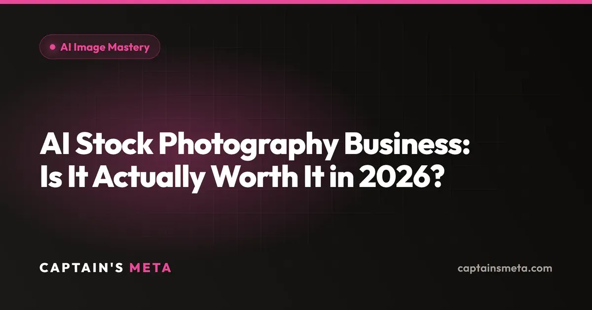 AI Stock Photography Business: Is It Actually Worth It in 2026?