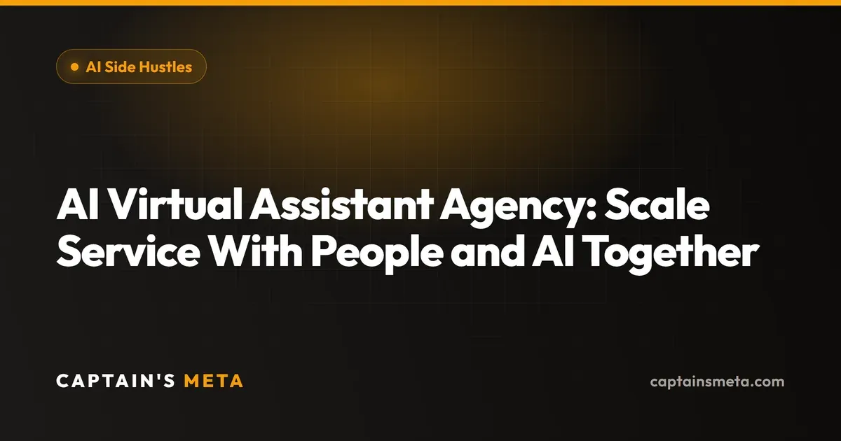 AI Virtual Assistant Agency: Scale Service With People and AI Together