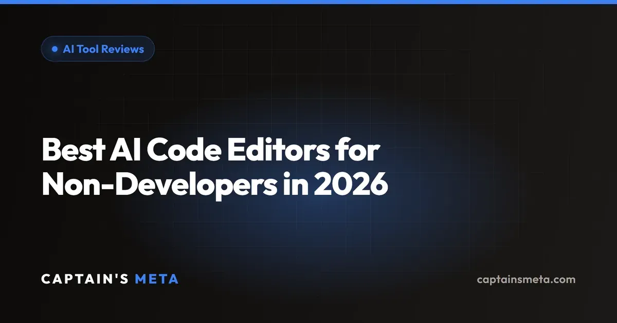 Best AI Code Editors for Non-Developers in 2026