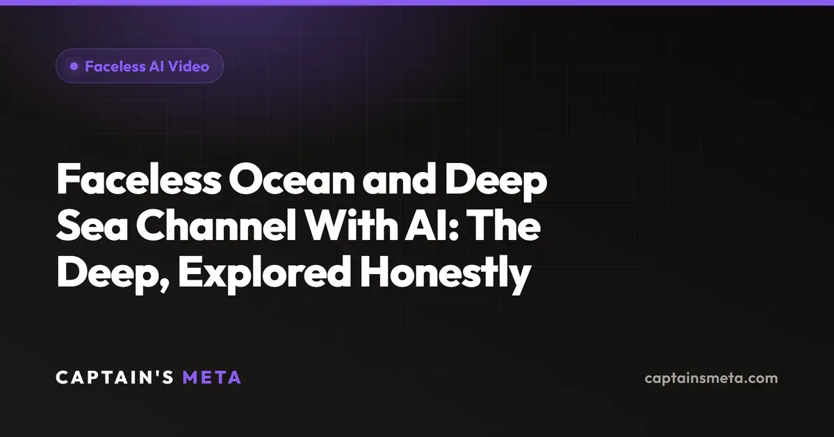 Faceless Ocean and Deep Sea Channel With AI: The Deep, Explored Honestly